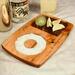 Handcrafted wooden margarita salt tray with a removable walnut cutting board, personalized and salt well for the perfect margarita prep.